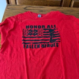 Gildan Red Heavy Cotton T-Shirt